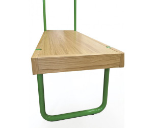 Ben banco (roble, verde)